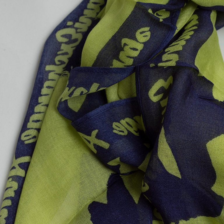 Bandana en polyester personnalisé, impression twilly personnalisée, ourlet Zig Zag machine fournisseur twilly